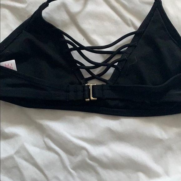 Xhilaration black cris cross bikini top - Picture 3 of 3